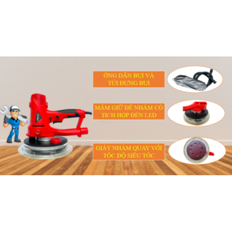 Máy chà nhám tường 1100W Kenyo KY-187