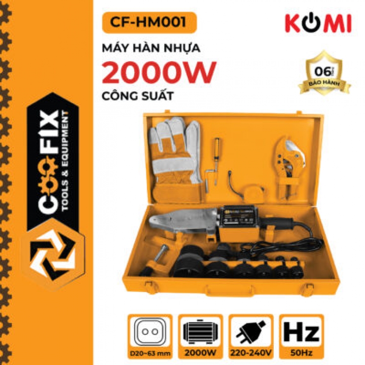 Máy hàn ống nhựa 2000W Coofix CF-HM001