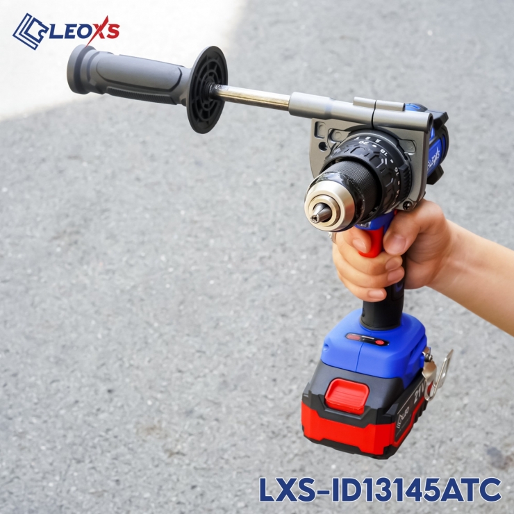 Máy khoan Pin 145Nm LEOxs LXS-ID13145ATC ( Tạo Xung & Antikick Back )