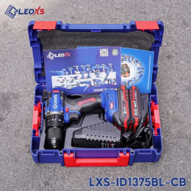 Thân máy khoan Pin 75Nm LEOxs LXS-ID1375BL-CB ( chưa Pin & Sạc )
