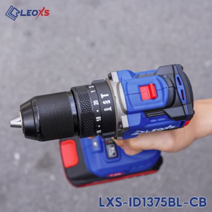 Thân máy khoan Pin 75Nm LEOxs LXS-ID1375BL-CB ( chưa Pin & Sạc )