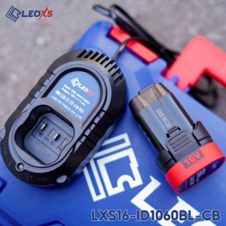 Combo máy khoan pin 16V LEOxs LXS16-ID1060BL 10mm
