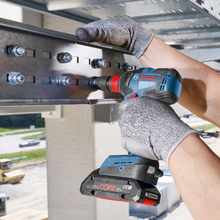 Máy bắn vít bulong 200Nm Pin Bosch GDX 18V-200 ( chưa Pin & Sạc )