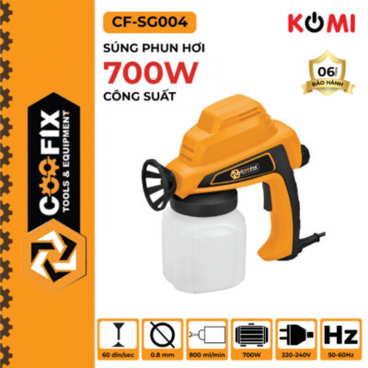 Máy phun sơn điện 700W Coofix CF-SG004