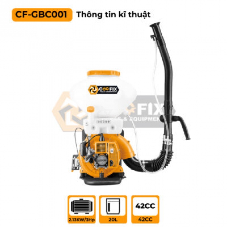 Máy phun khử khuẩn 20 lít Coofix CF-GS001B - phun hạt KNAPSACK