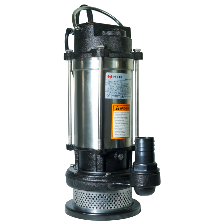 Máy bơm chìm nước sạch INOX 0.75kW HTC QDX7-18-0.75