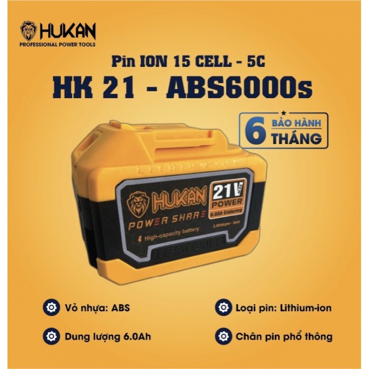 Pin 10N 15 CELL - 5C HK 21 - ABS6000S
