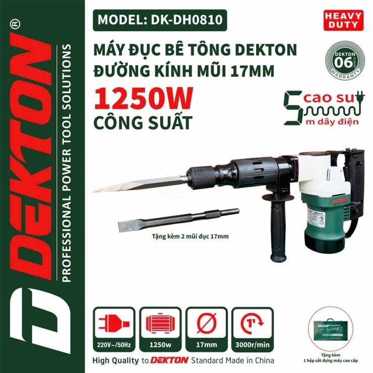 Máy Đục Bê Tông Dekton DK-3901