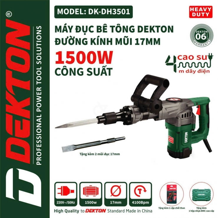 Máy Đục Bê Tông Dekton DK-3901