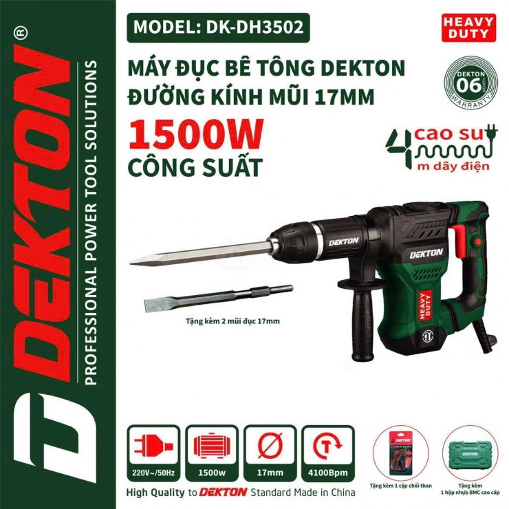 Máy Đục Bê Tông Dekton DK-3901