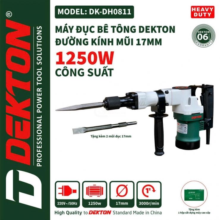 Máy Đục Bê Tông Dekton DK-3901