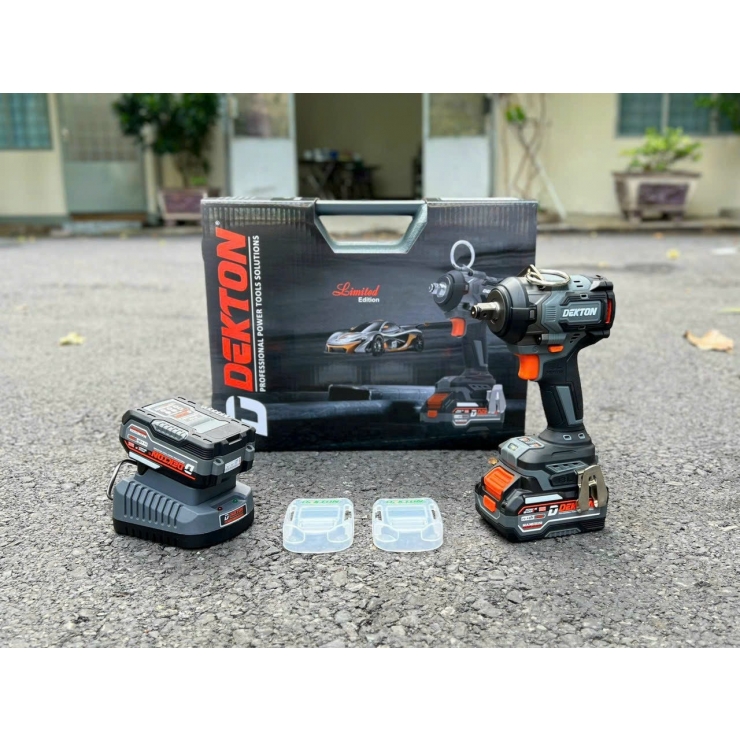 Combo Máy Siết Bulong Pin Dekton M21-IW590PRO phiên bản Limited Edition