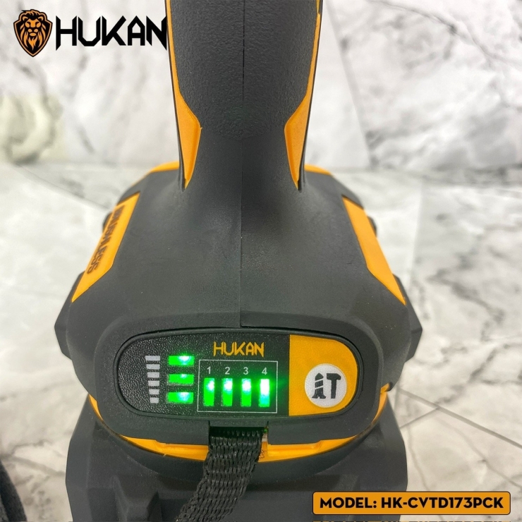 Combo máy bắt vÍt dùng pin Hukan HK-CVTD173PCK