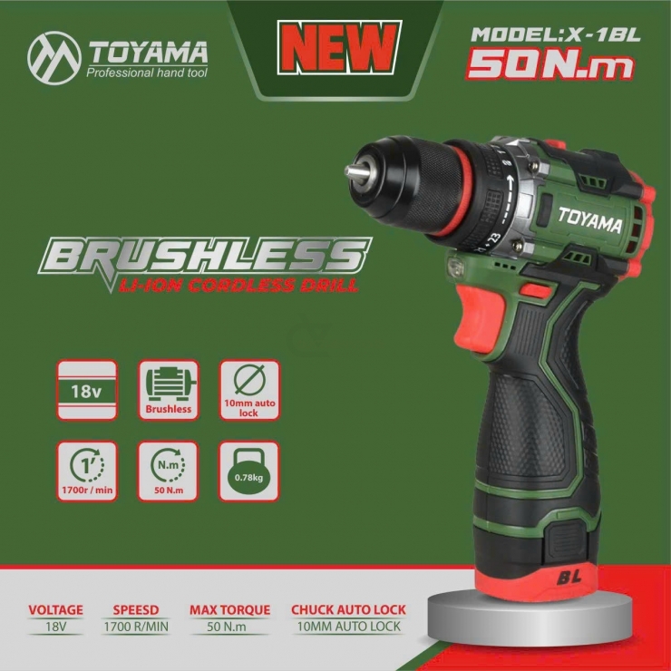 Máy Chuyên Vít Pin Toyama D16-CV02
