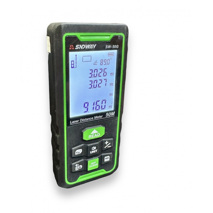 Máy Đo Khoảng Cách Sndway SW-50G Laser Xanh 50m