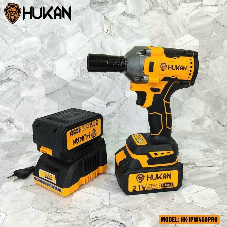 Máy Siết Bulong Pin Hukan HK-IPW450PRO
