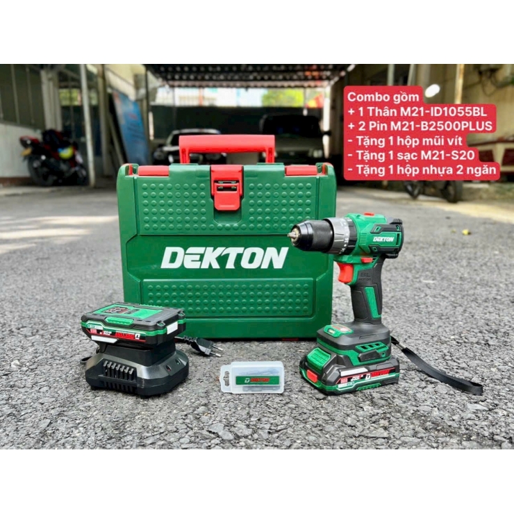 Nhũng Mẫu Combo Dekton M21 kết hợp Pin Khuyến Mãi Giá Tốt