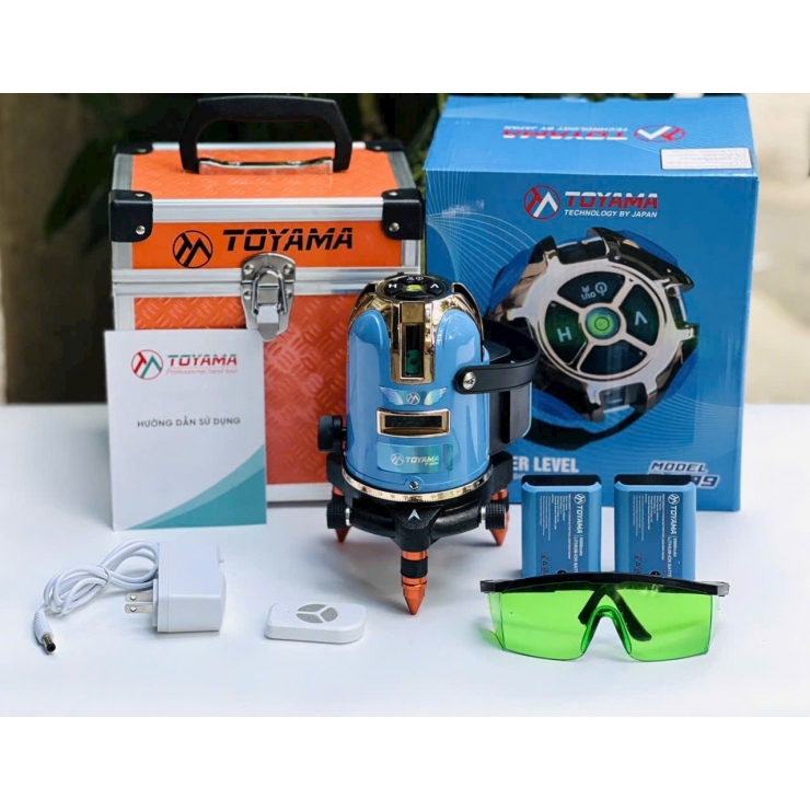 Máy Cân Bằng Laser 5 tia xanh Toyama T-399