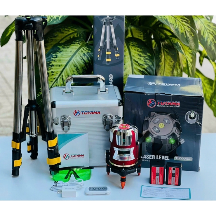 Máy Cân Bằng Laser 5 Tia Toyama T-1000MaxC Cao Cấp
