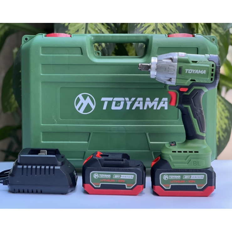 Combo Máy Siết Bulong 330Nm Dùng Pin Toyama T330 