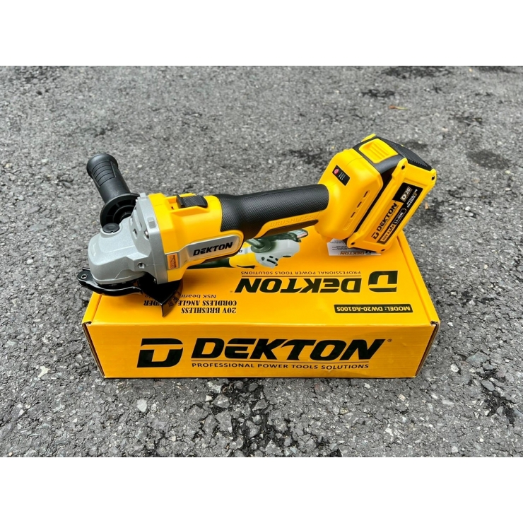 Thân Máy Mài Góc Dùng Pin 20V Dekton D20-AG100S (Chưa Pin & Sạc)