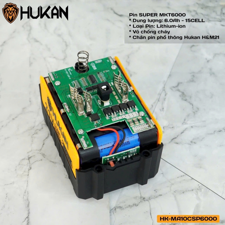 Pin Hukan HK-MKT6000 Super 15cell 6Ah