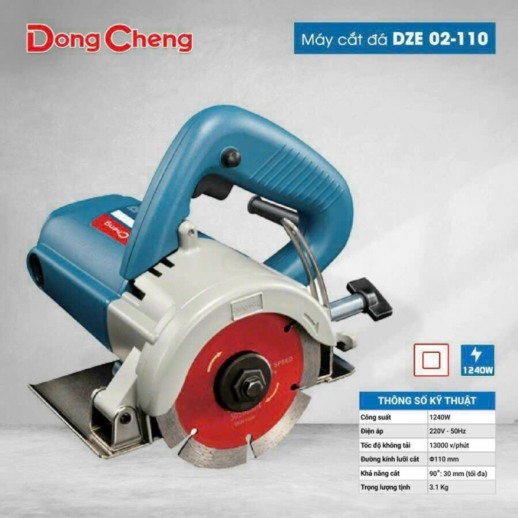 Máy cắt gạch 110mm Dongcheng DZE02-100