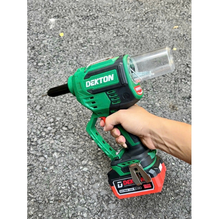 Combo máy đinh rivet Pin 21V Dekton M21-RVG64BL Brushless