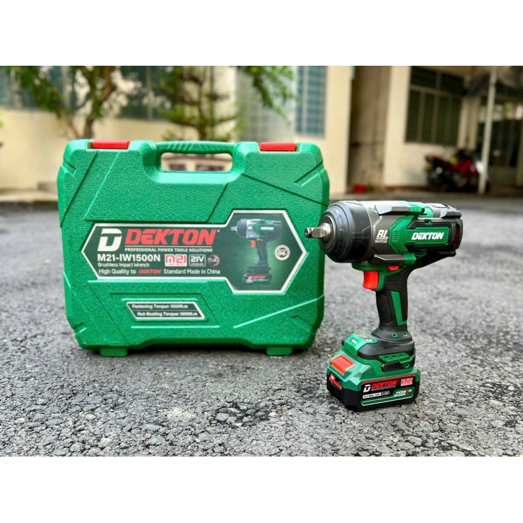 Thân máy siết bulong pin 21V Dekton M21-IW1500N ( đầu khẩu 1/2 inch )