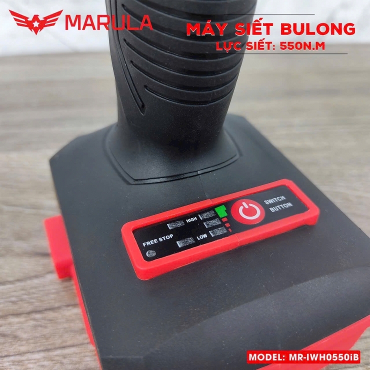 Combo Máy Siết Bulong Pin MARULA MR-IWH0550iB Phụ Kiện