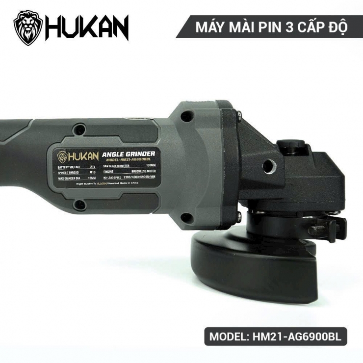 Máy Mài Pin Hukan HM21-AG6900BL ( Compact nhỏ gọn )