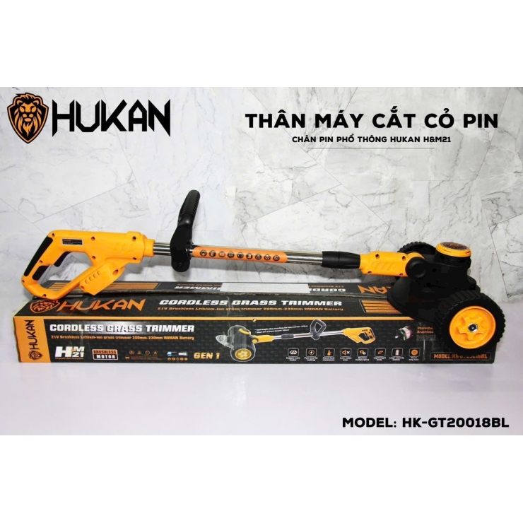 Combo Máy Cắt Cỏ Pin Hukan HK-GT20018BL