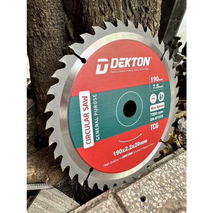 Lưỡi Cưa Gỗ 190mm Dekton DK-B190S