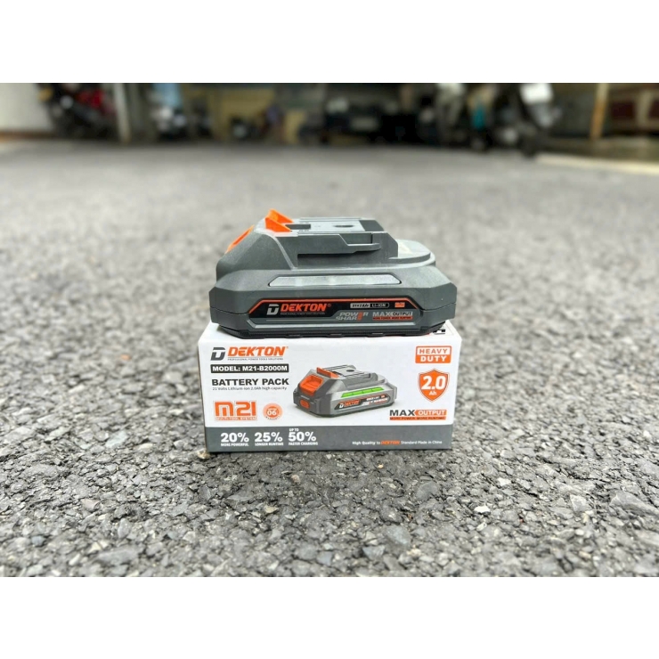 Pin 21V Dekton M21-B2000M 5cell 2Ah 