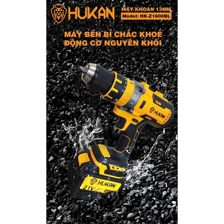 Thân Máy Khoan Pin HuKan HK-Z1600BL Phiên Bản Nâng Cấp ( Chưa Pin & Sạc )