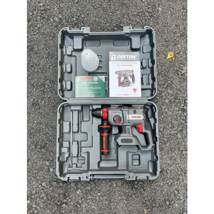 Máy khoan bê tông Pin 21V Dekton M21-RH2603ATC Antikick Back
