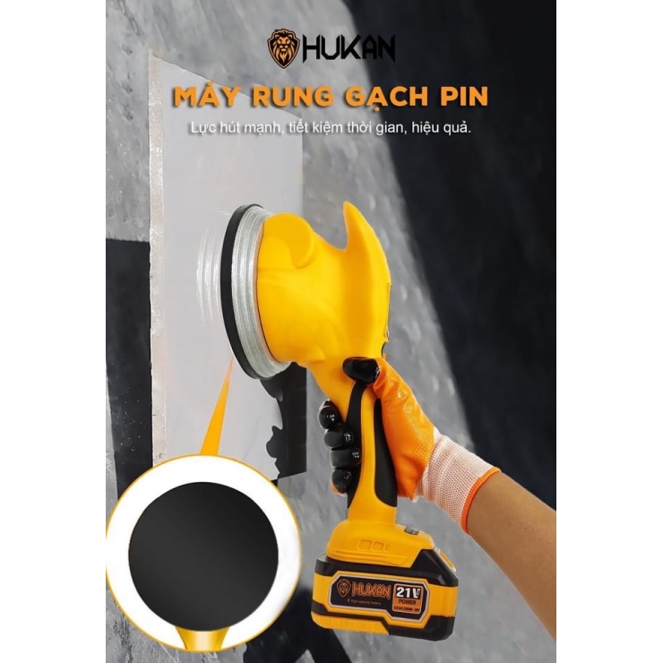 Combo máy rung gạch pin Hukan HK-TPK150PRP 