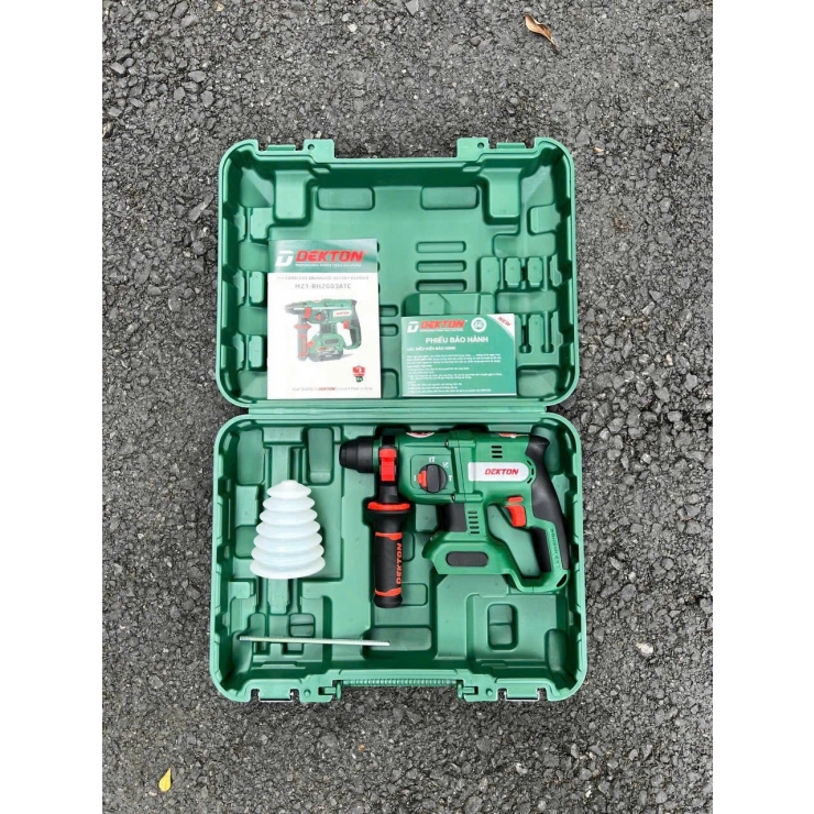 Máy khoan bê tông Pin 21V Dekton M21-RH2603ATC Antikick Back