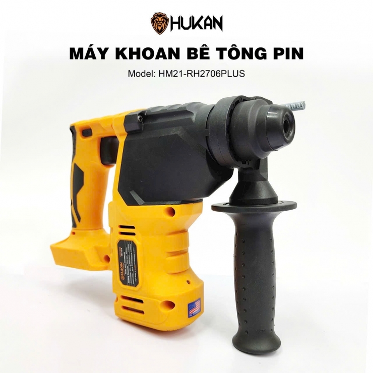 Thân Máy Khoan Bê Tông Dùng Pin Hukan HM21-RH2706Plus ( Chưa Pin & Sạc )