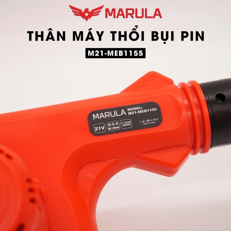 Máy Thổi Lá Dùng Pin 21V Marula M21-MEB1155