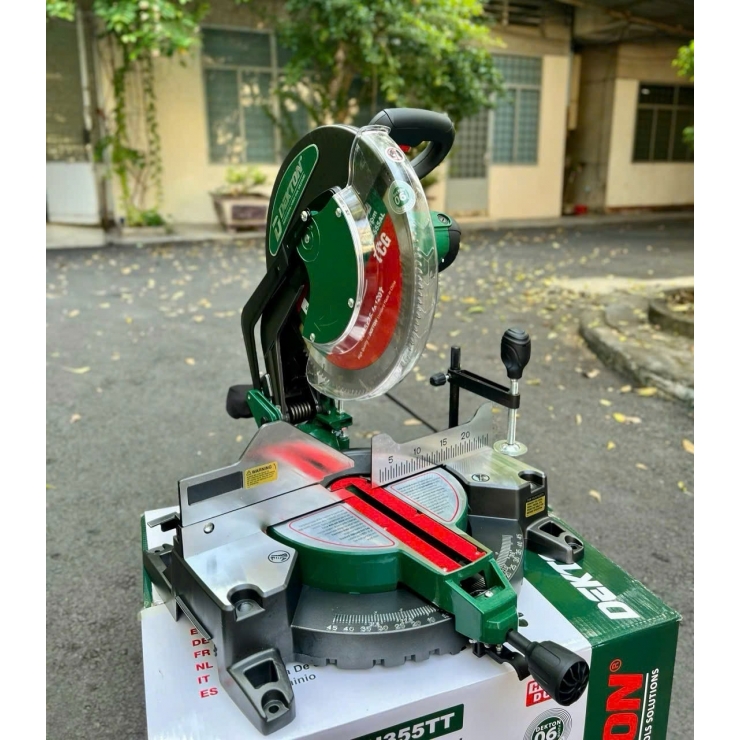 Máy cắt nhôm 355mm Dekton DK-CN355TT chuyên hệ Xingfa ( có nghiêng 45 độ )