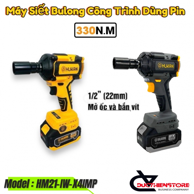 Thân máy siết bulong pin Hukan HK-X4IMP