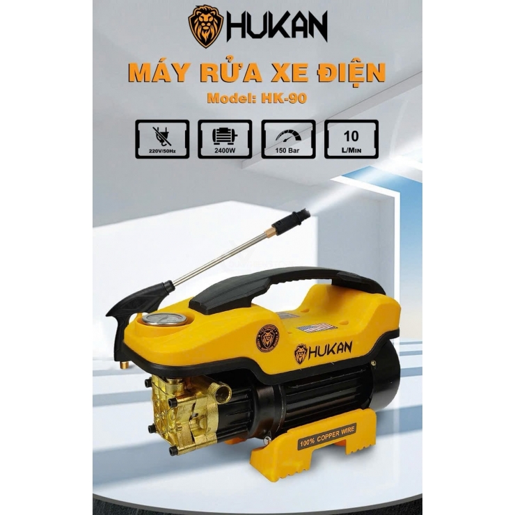 Máy xịt rửa xe Hukan HK-90 2400w