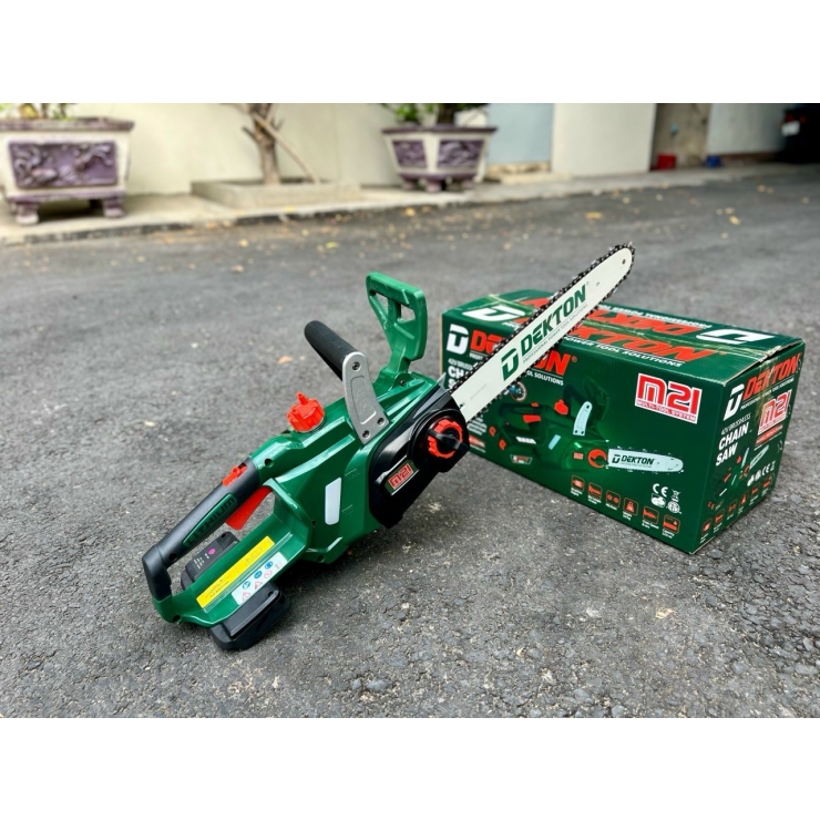 Máy Cưa Xích Dùng Pin 42V Dekton M21x2-CS14BL (Chưa Pin & Sạc)