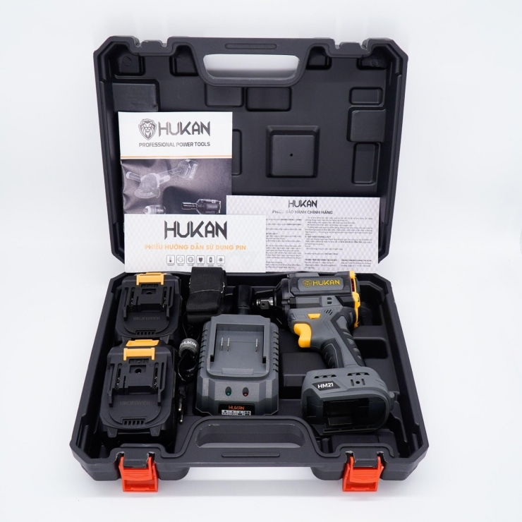 Máy Siết Bulong Pin Hukan HM21-IW-X4IMP ( Pin Mới )