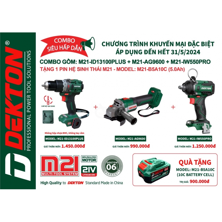 COMBO  M21-RH2602CP + M21-AG9600 + M21-CV250CP ( Tặng Pin Trị Giá 850 K )
