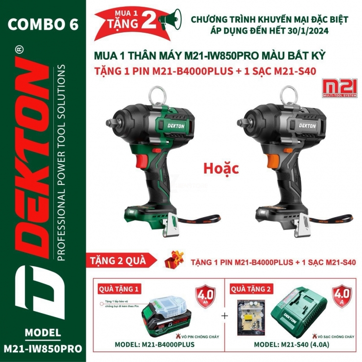 COMBO khuyến Mãi Bulong M21-IW850PRO ( Tặng Thân Giá Trị )
