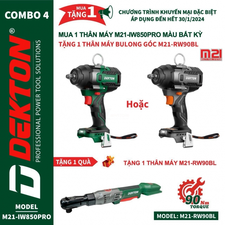 COMBO khuyến Mãi Bulong M21-IW850PRO ( Tặng Thân Giá Trị )