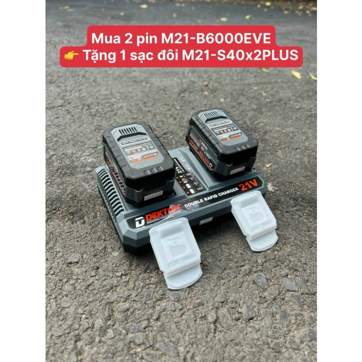 Khuyến Mãi Tặng Sạc Đôi Dekton M21-S40x2PLUS ( 2 Quạt Tản Nhiệt & Chuông Báo )