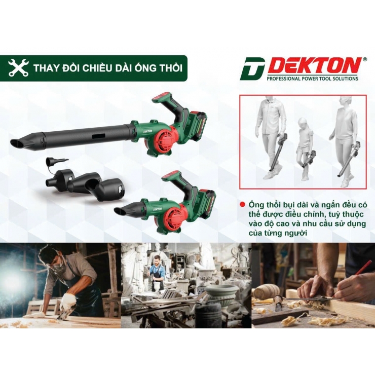 Máy thổi bụi dùng Pin 21V Dekton M21-TB03 